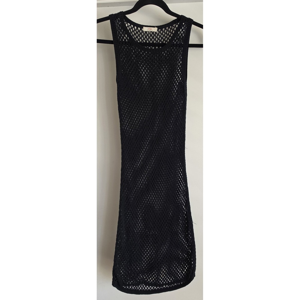 Trina Turk Black Sleeveless Dress Size S Solid Casual Resort Mini Shift